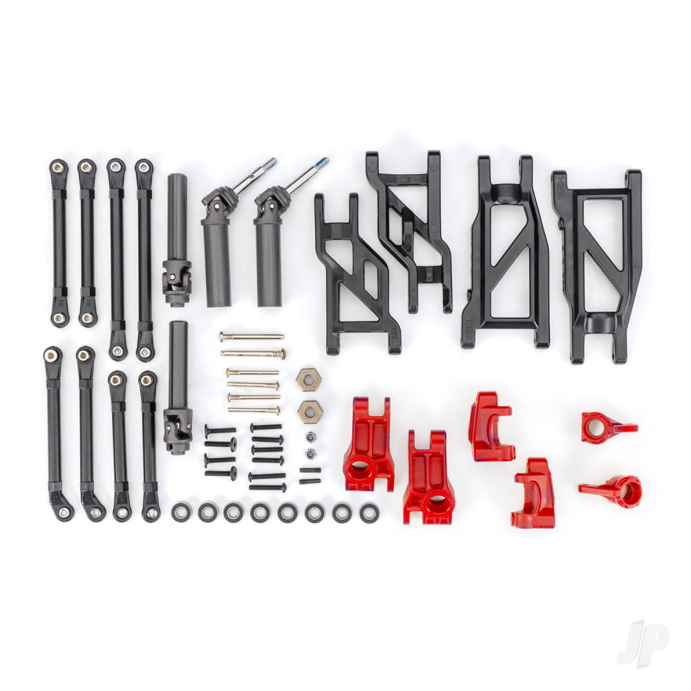 traxxas-outer-driveline-suspension-upgrade-kit-extreme-heavy-duty-red-fits-rustler-2wd-or-stampede-2wd