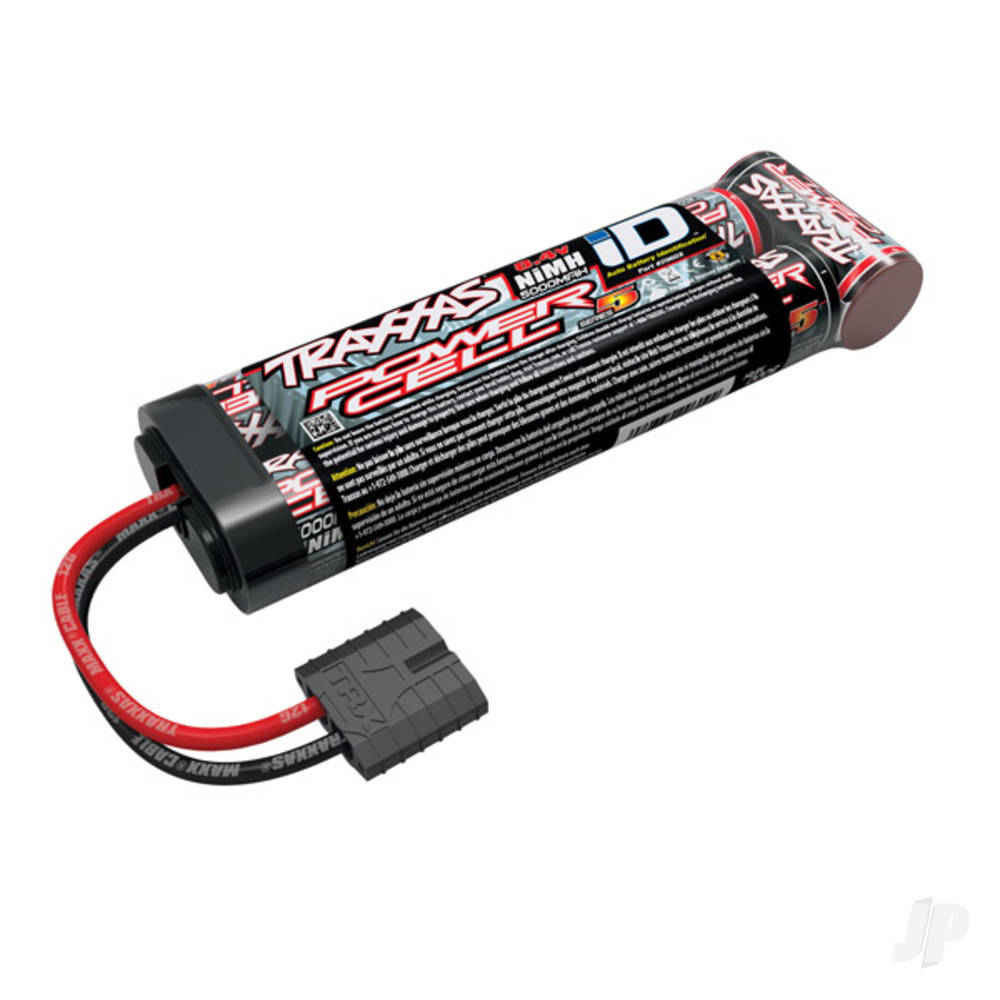 traxxas-nimh-84v-5000mah-7-cell-power-cell-battery-flat
