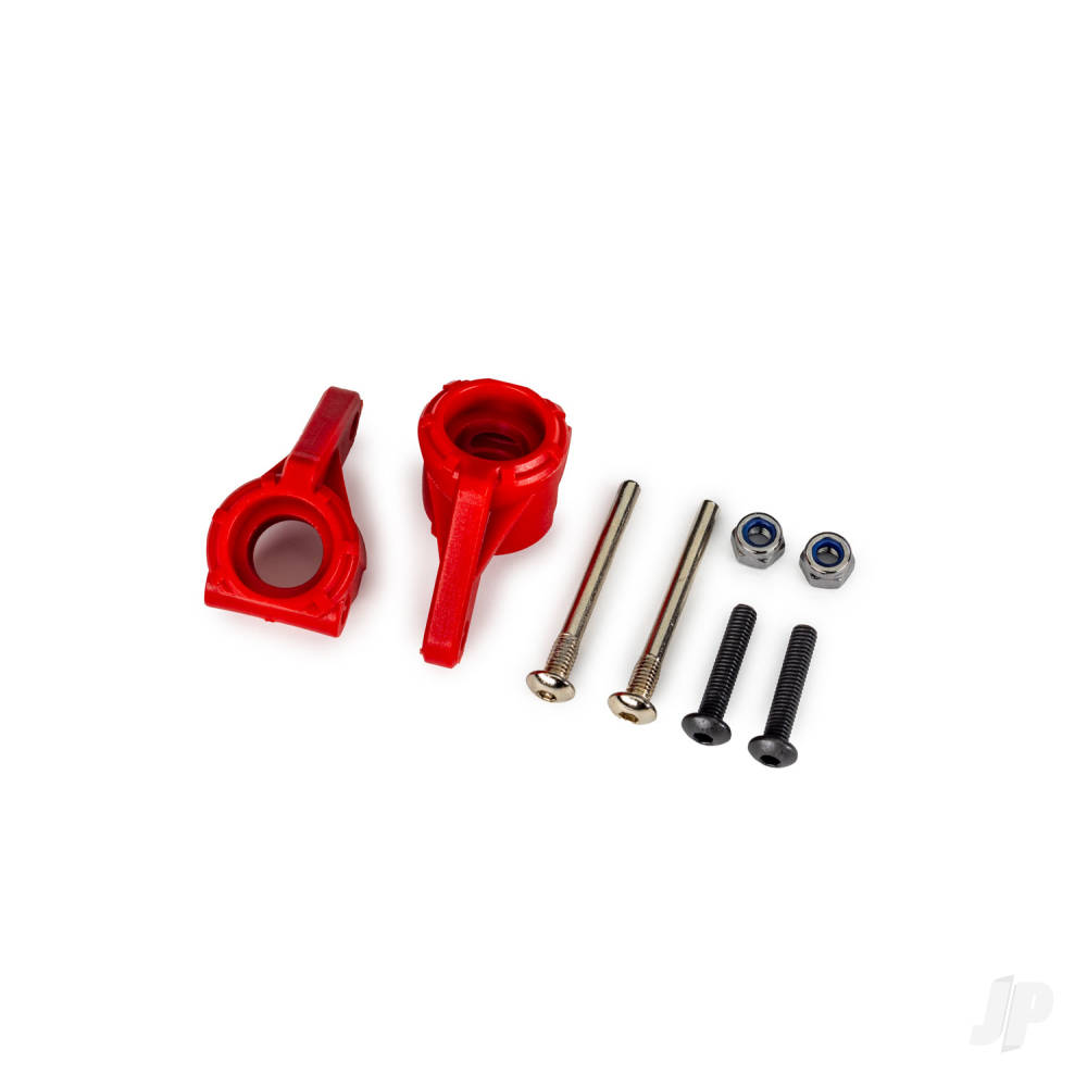 traxxas-steering-blocks-extreme-heavy-duty-red-left-right-3x26mm-hinge-pins-2-pcs-3x15mm-bcs-2-pcs-for-use-with-9180-9181-9182-upgrade-kit