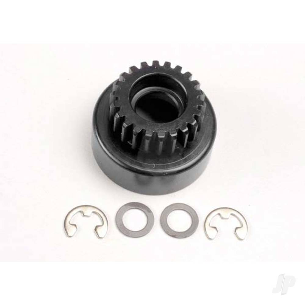 traxxas-clutch-bell-22-tooth-5x8x05mm-fibre-washer-2-pcs-5mm-e-clip-requires-4611-ball-bearings-5x11x4mm-2-pcs