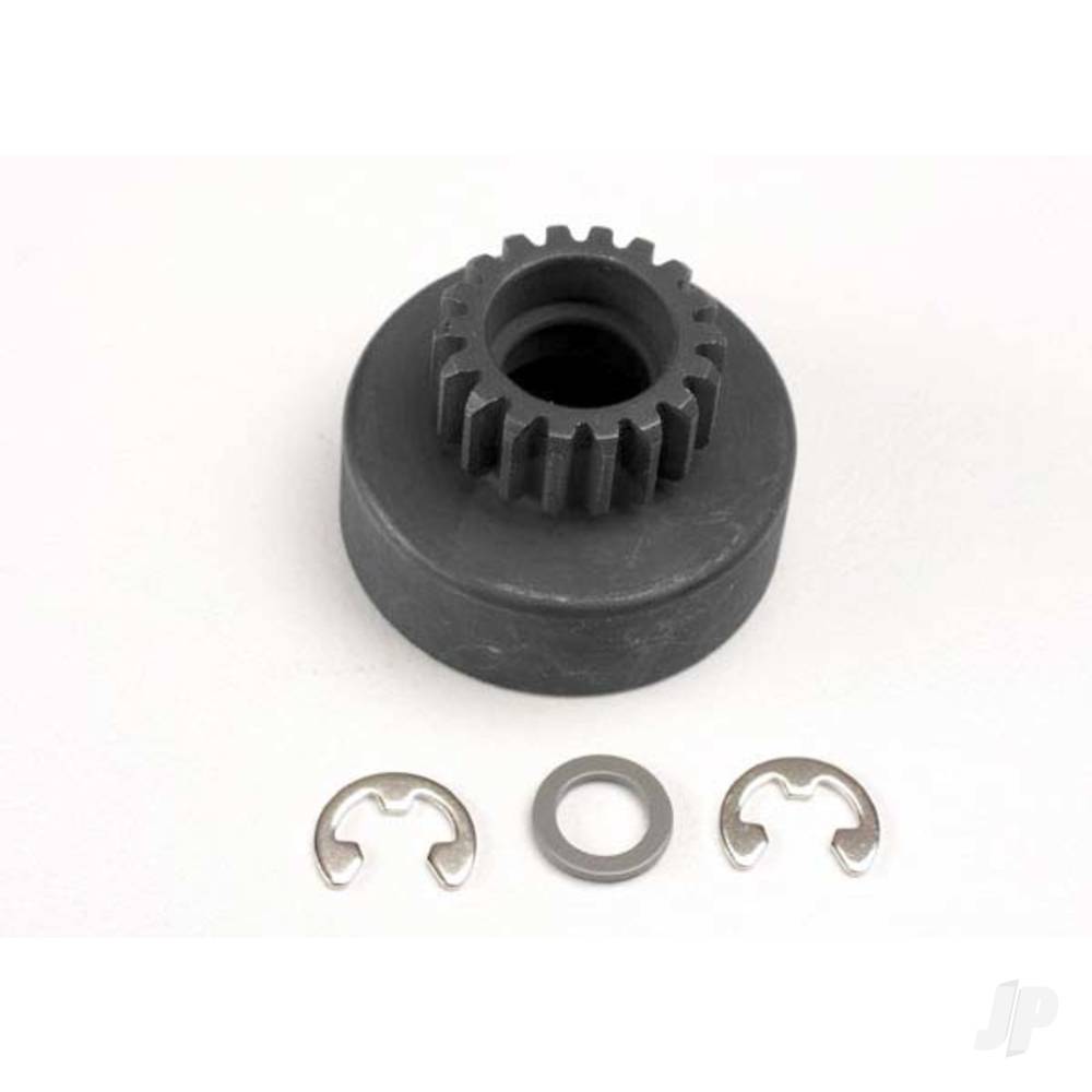 traxxas-clutch-bell-18-tooth-5x8x05mm-fibre-washer-2-pcs-5mm-e-clip-requires-4609-ball-bearings-5x10x4mm-2-pcs