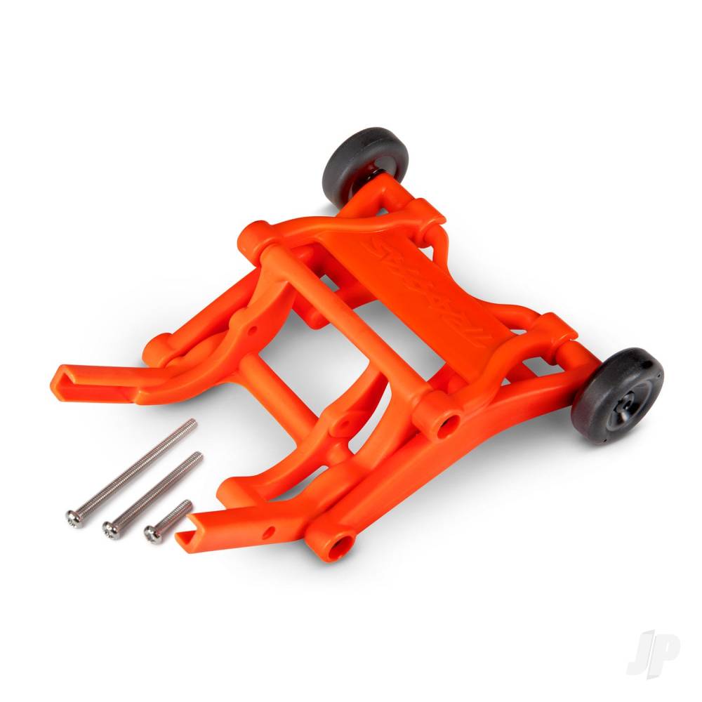 traxxas-wheelie-bar-assembled-orange-fits-slash-stampede-rustler-bandit-series
