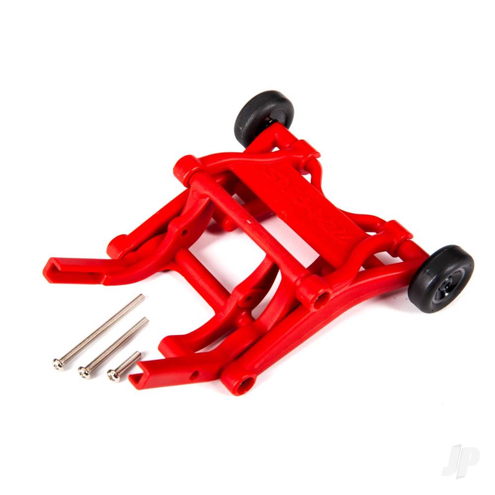 Traxxas Wheelie bar, assembled (Red) (fits Slash, Stampede, Rustler, Bandit series)
