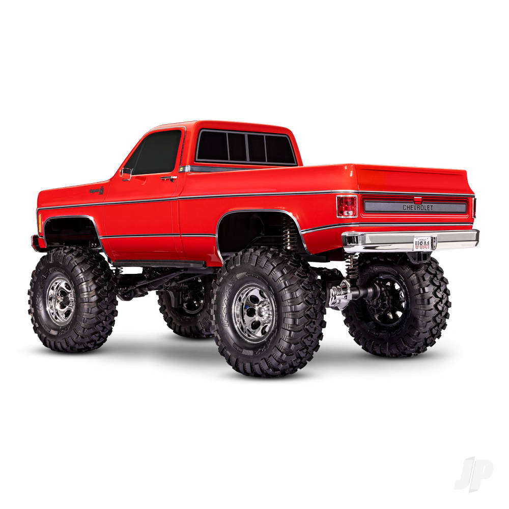 Traxxas TRX-4 1979 Chevrolet K10 Truck 1:10 4WD RTD Electric Trail Crawler, Red (+ TQi 4-ch, XL-5 HV, Titan 550)-4