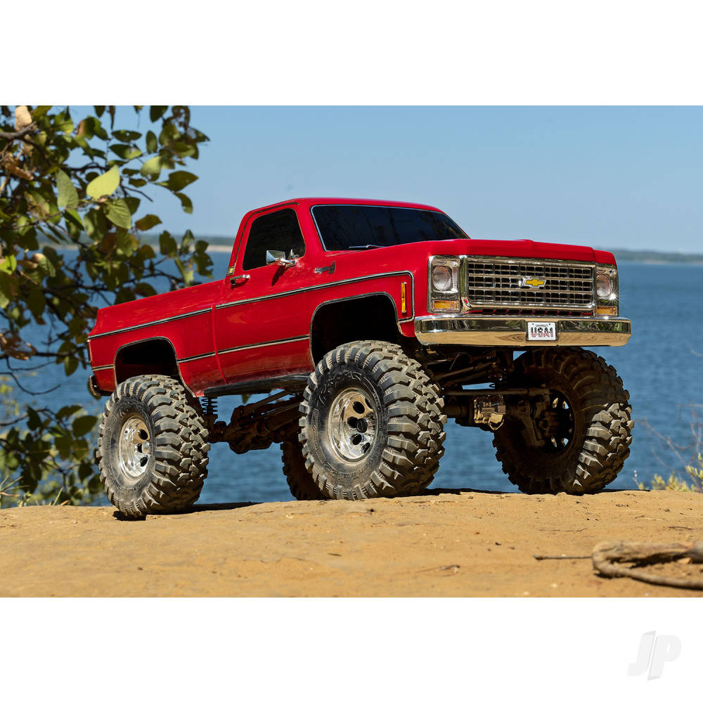 Traxxas TRX-4 1979 Chevrolet K10 Truck 1:10 4WD RTD Electric Trail Crawler, Red (+ TQi 4-ch, XL-5 HV, Titan 550)-8