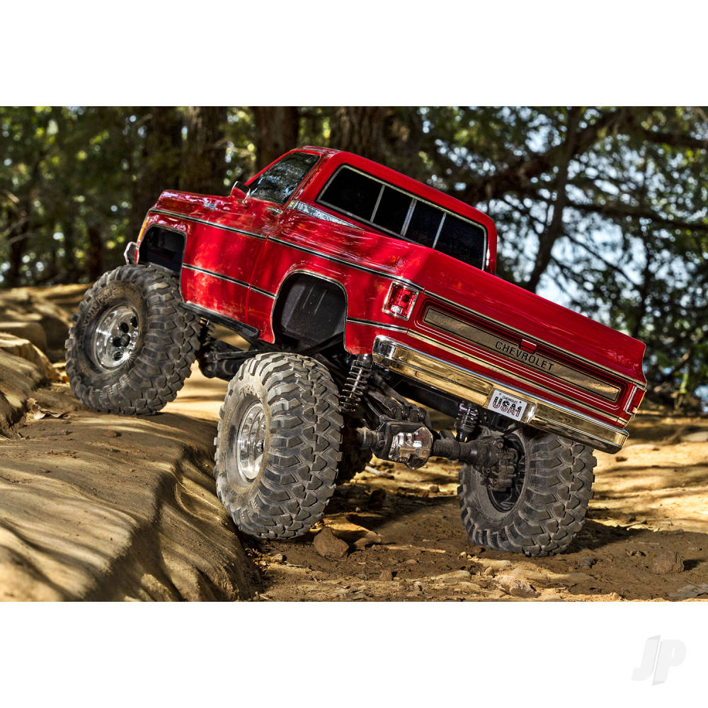Traxxas TRX-4 1979 Chevrolet K10 Truck 1:10 4WD RTD Electric Trail Crawler, Red (+ TQi 4-ch, XL-5 HV, Titan 550)-10
