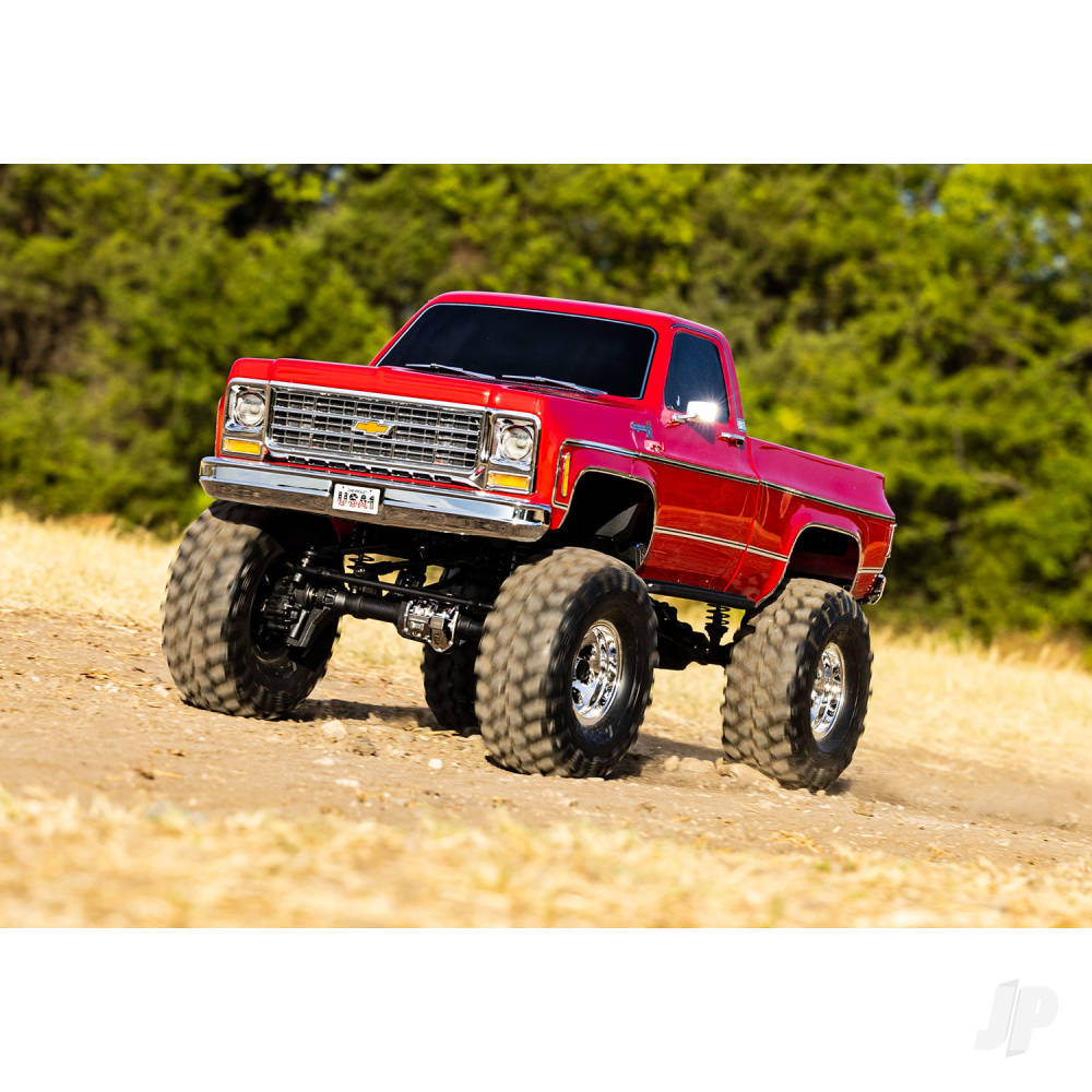 Traxxas TRX-4 1979 Chevrolet K10 Truck 1:10 4WD RTD Electric Trail Crawler, Red (+ TQi 4-ch, XL-5 HV, Titan 550)-11