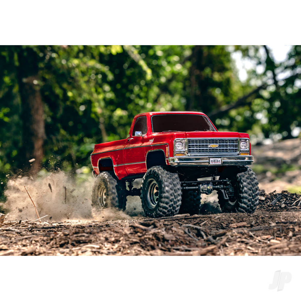 Traxxas TRX-4 1979 Chevrolet K10 Truck 1:10 4WD RTD Electric Trail Crawler, Red (+ TQi 4-ch, XL-5 HV, Titan 550)-13
