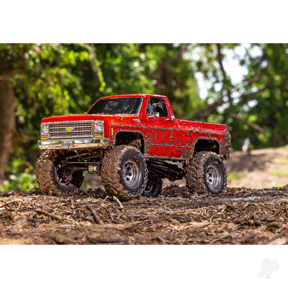 Traxxas TRX-4 1979 Chevrolet K10 Truck 1:10 4WD RTD Electric Trail Crawler, Red (+ TQi 4-ch, XL-5 HV, Titan 550)-14