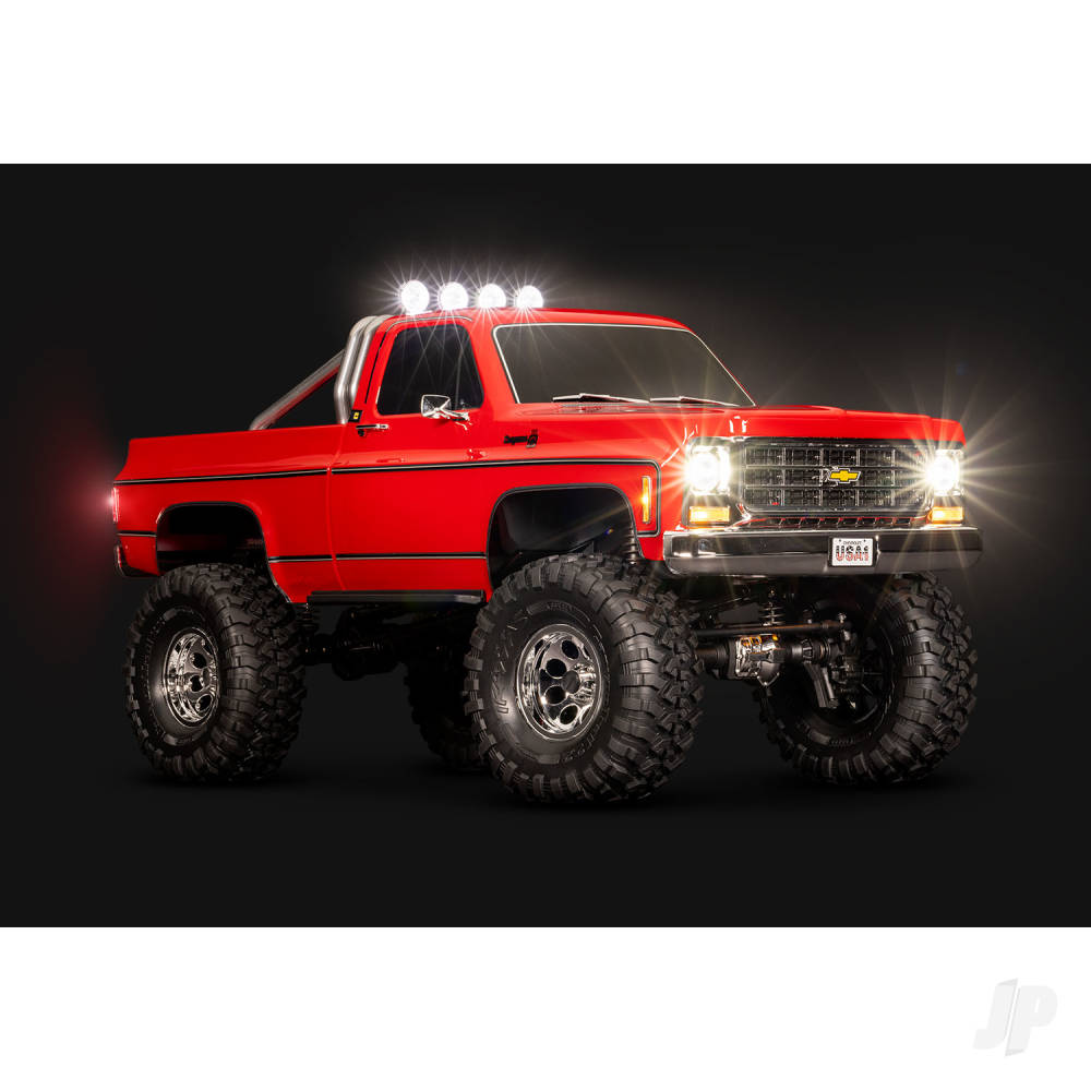 Traxxas TRX-4 1979 Chevrolet K10 Truck 1:10 4WD RTD Electric Trail Crawler, Red (+ TQi 4-ch, XL-5 HV, Titan 550)-15