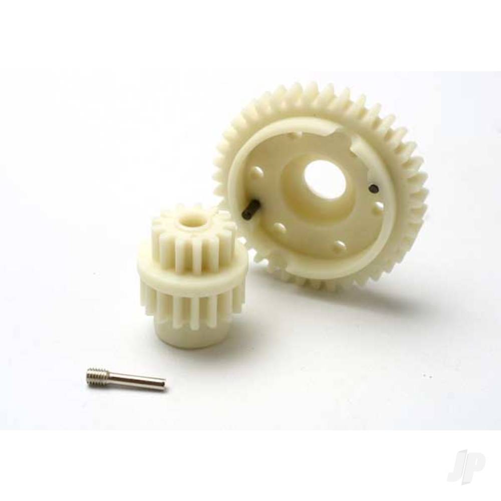 Traxxas Gear Set, 2-speed standard ratio (2nd speed gear 39T, 13T-17T input gears, hardware)