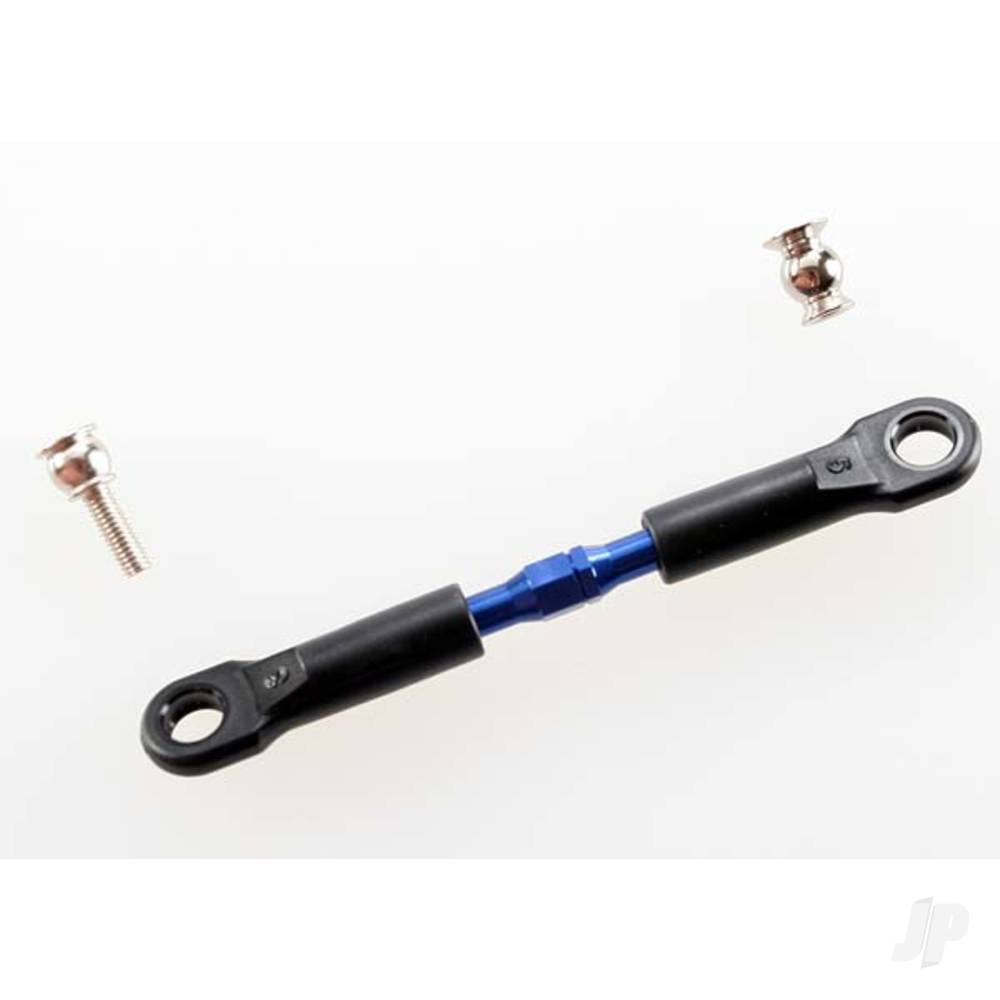 traxxas-turnbuckle-aluminium-blue-anodised-camber-link-front-39mm-1pc-assembled-with-rod-ends-hollow-balls-2-pcs-see-part-3741a-for-complete-camber-link-set
