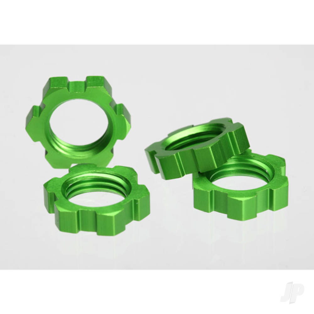 traxxas-wheel-nuts-splined-17mm-green-anodised-4-pcs