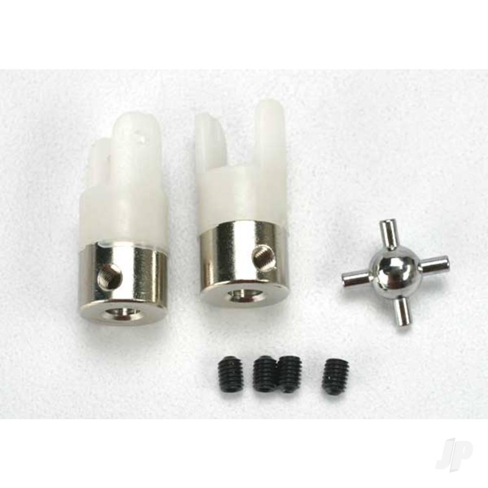 Traxxas U- joints (2 pcs) / 3mm Set screws (4 pcs)