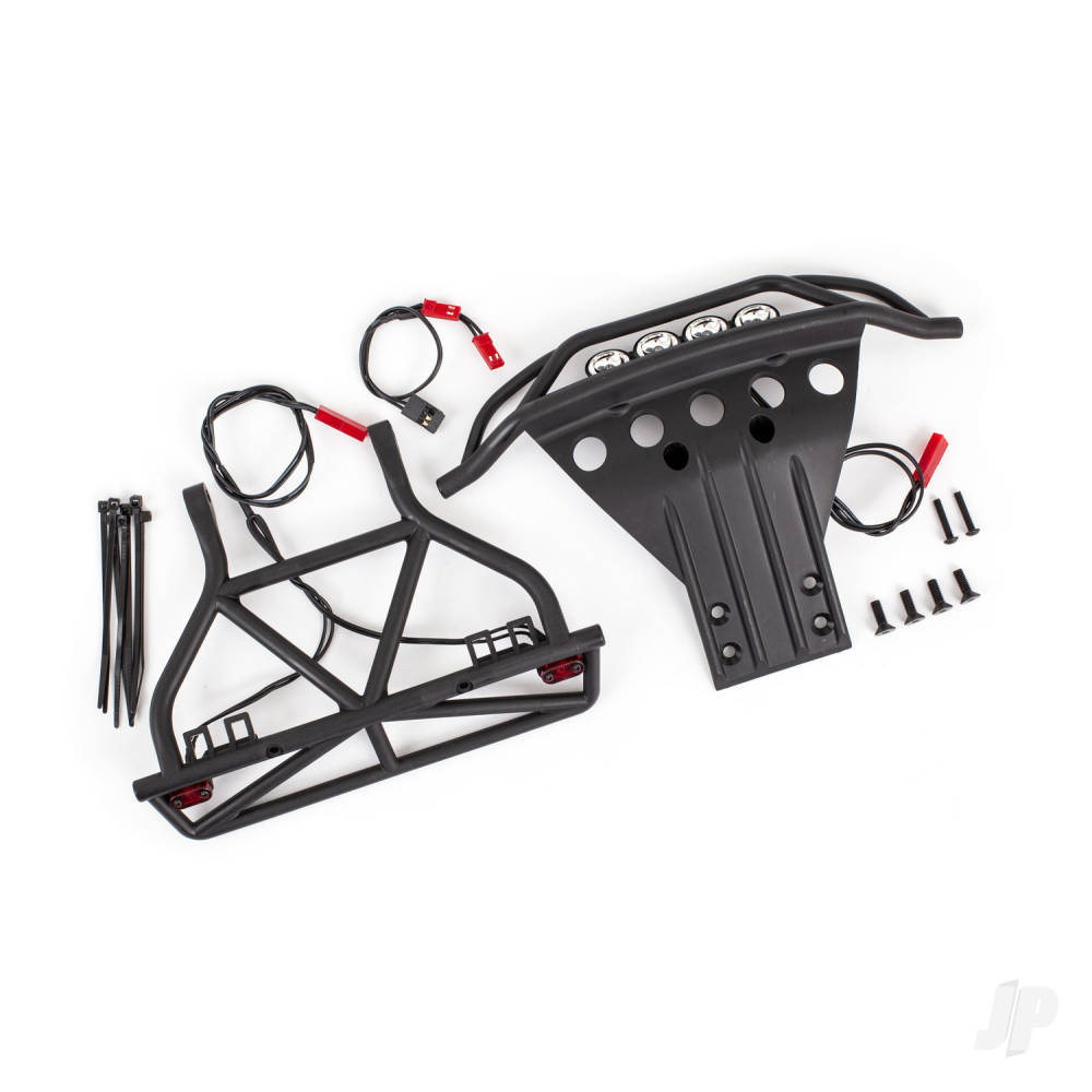 Traxxas LED light set, complete (includes front and rear bumpers with LED light bar, rear LED harness, & BEC Y-harness) (fits 2WD Slash)