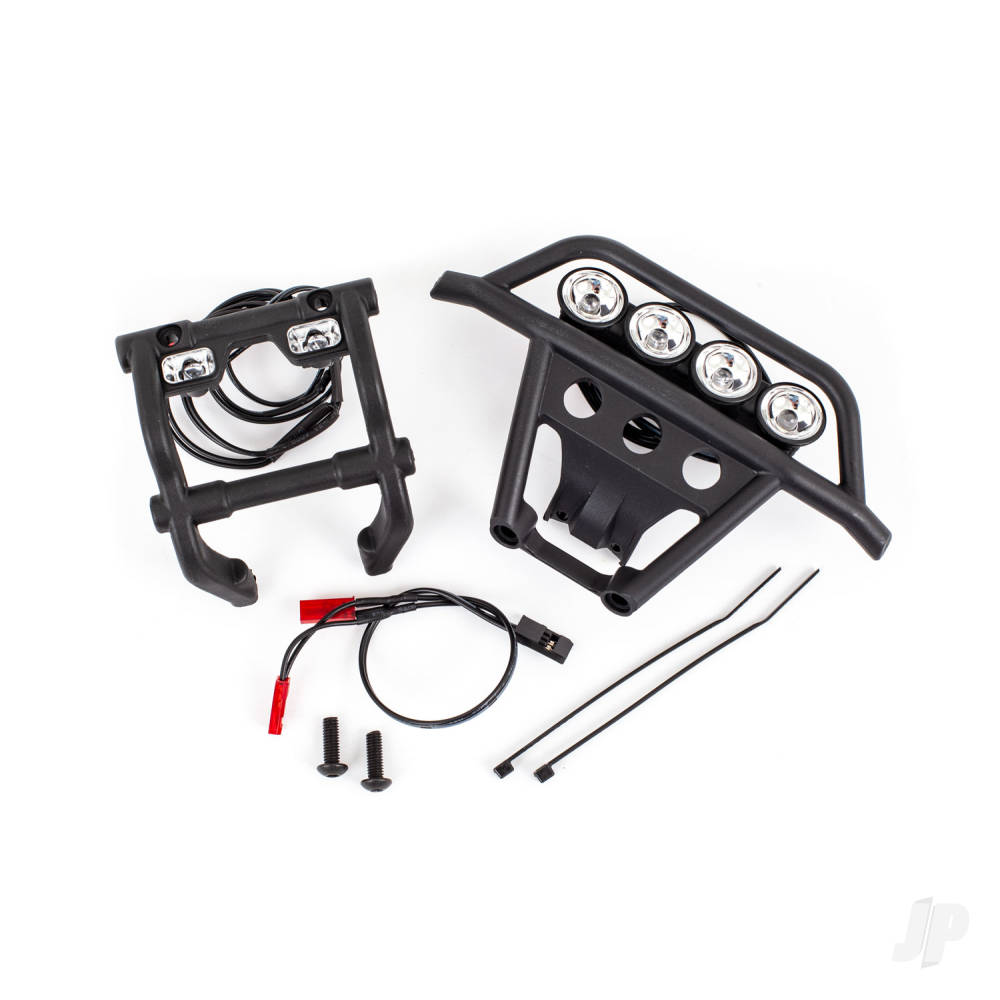 Traxxas LED light set, complete (includes front and rear bumpers with LED lights & BEC Y-harness) (fits 4WD Stampede)