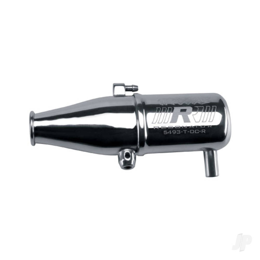 Traxxas Tuned pipe, Resonator, R.O.A.R. legal (dual-chamber, enhances mid to high-rpm power) (for Revo and Slayer with TRX Racing Engines)