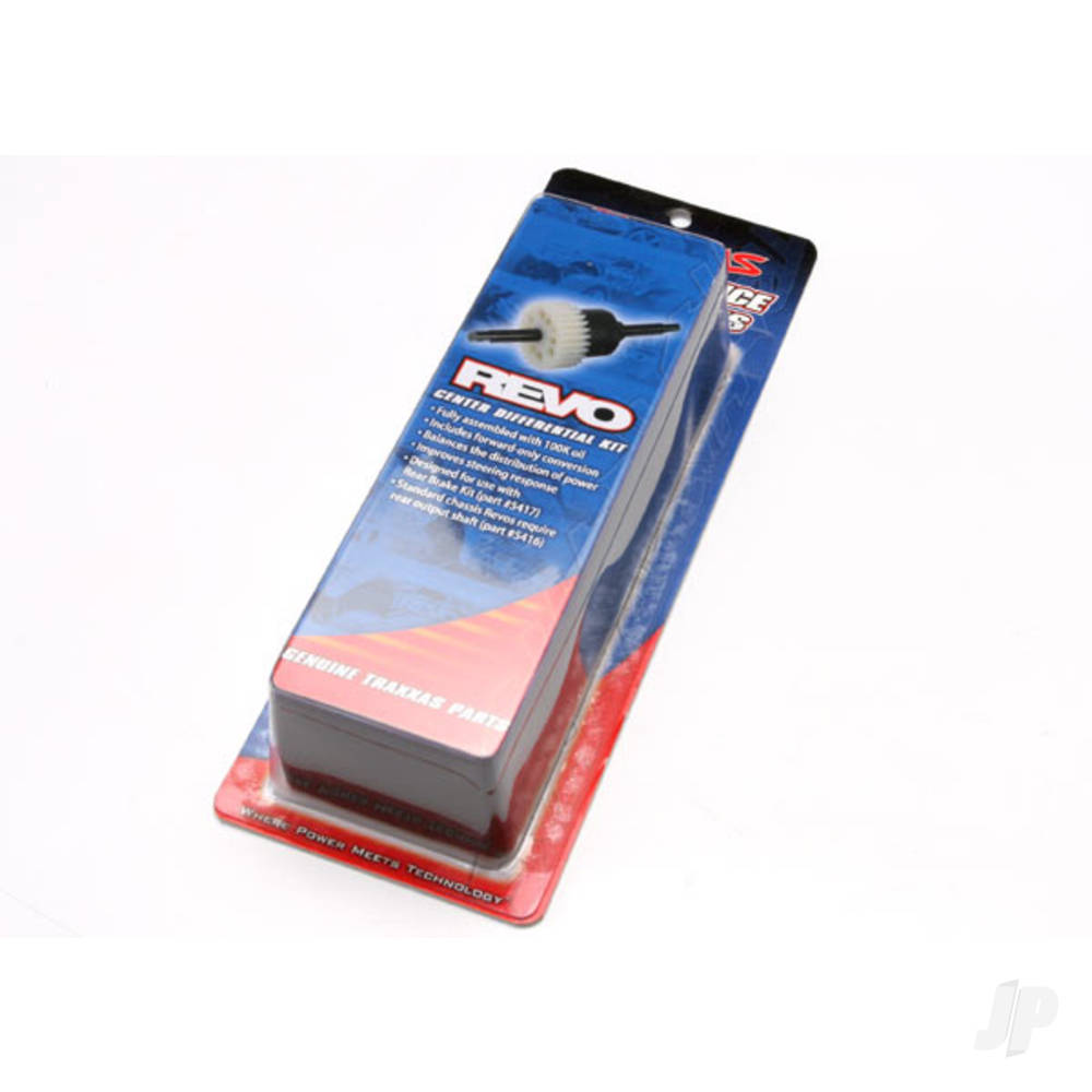 Traxxas Differential kit, centre (complete for Revo) (assembled with 100K oil) Requires forward-only conversion (included)