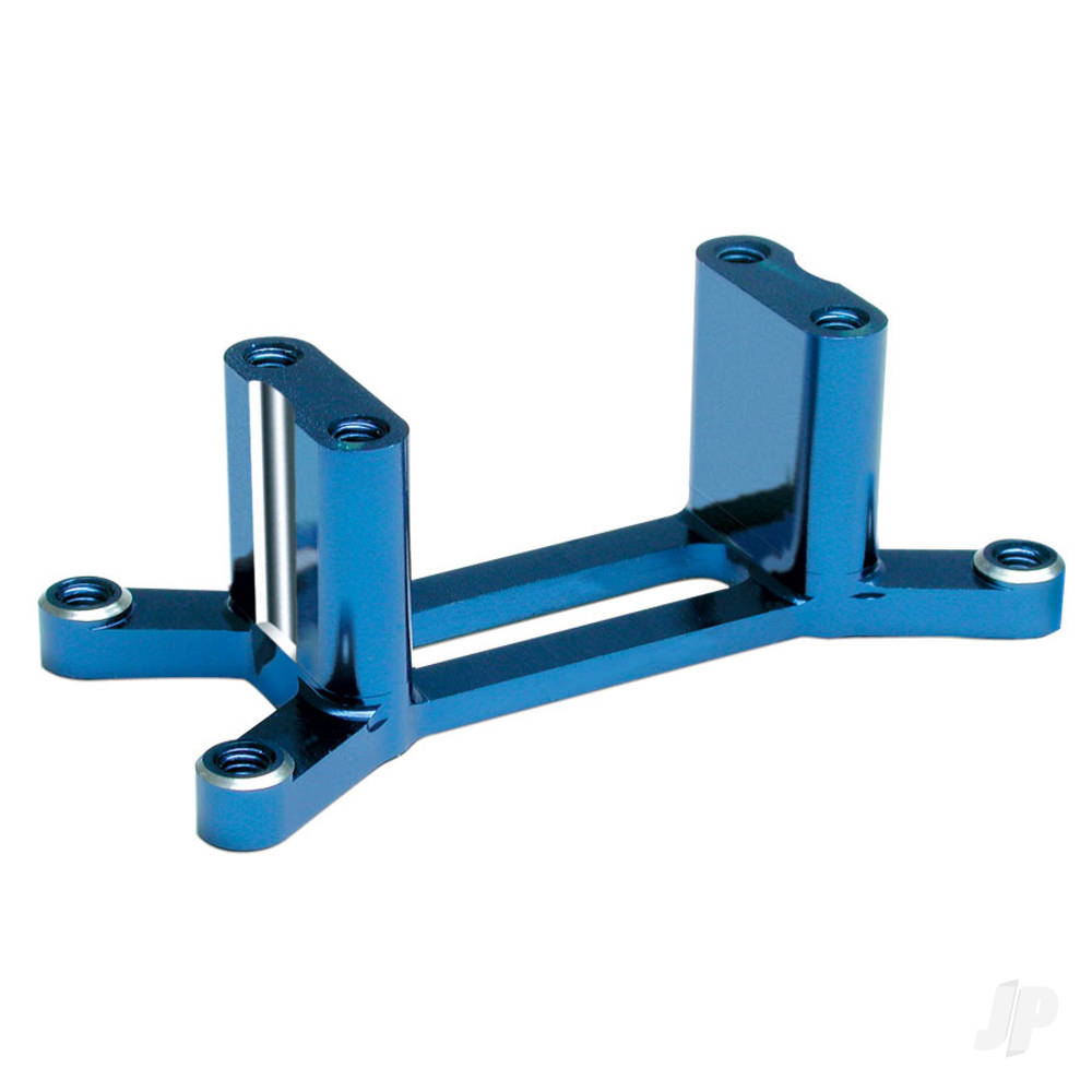 Traxxas Engine mount, machined 6061-T6 aluminium (Blue) (with screws) (Maxx Series)