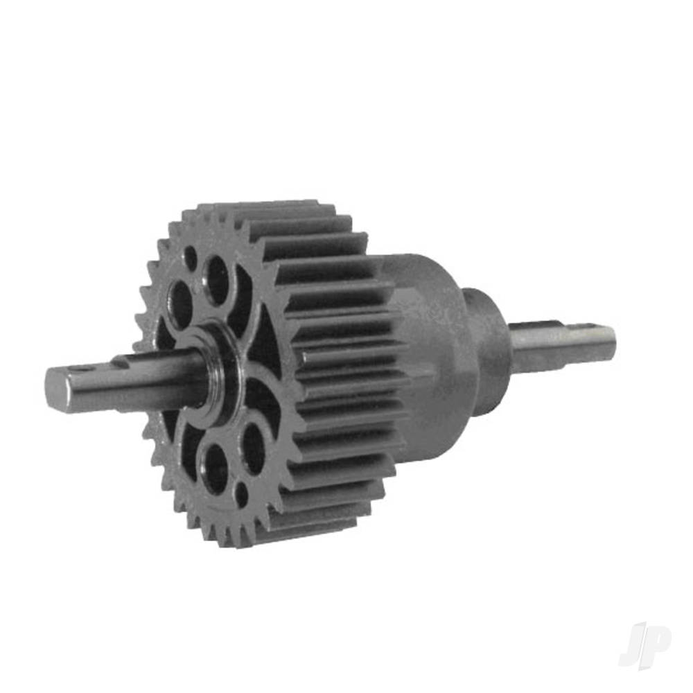 Traxxas Differential kit, centre (complete for E-Revo & E-Maxx (model 3905)) (assembled with 500K oil) (use only with single speed transmission)