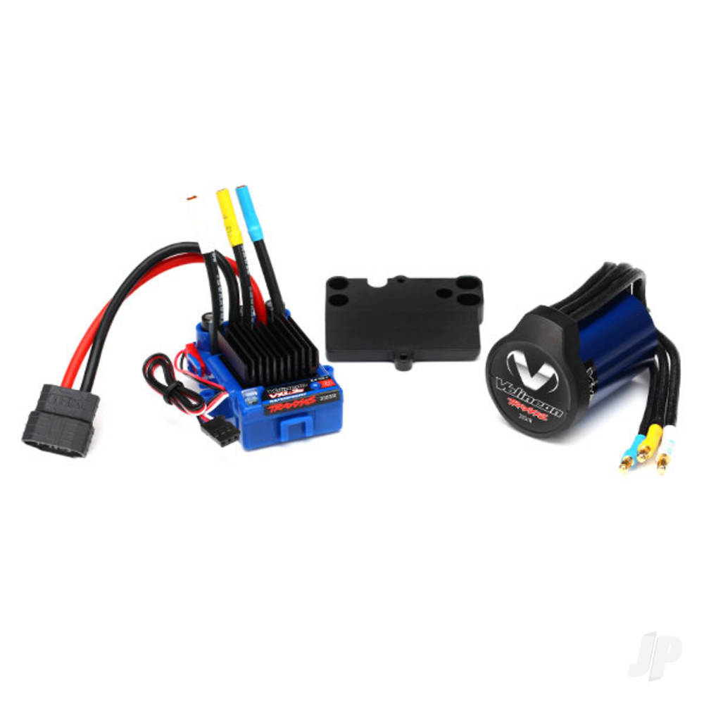 traxxas-velineon-vxl-3s-waterproof-brushless-power-system-includes-vxl-3s-esc-velineon-3500-motor-and-speed-control-mounting-plate-part-3725r