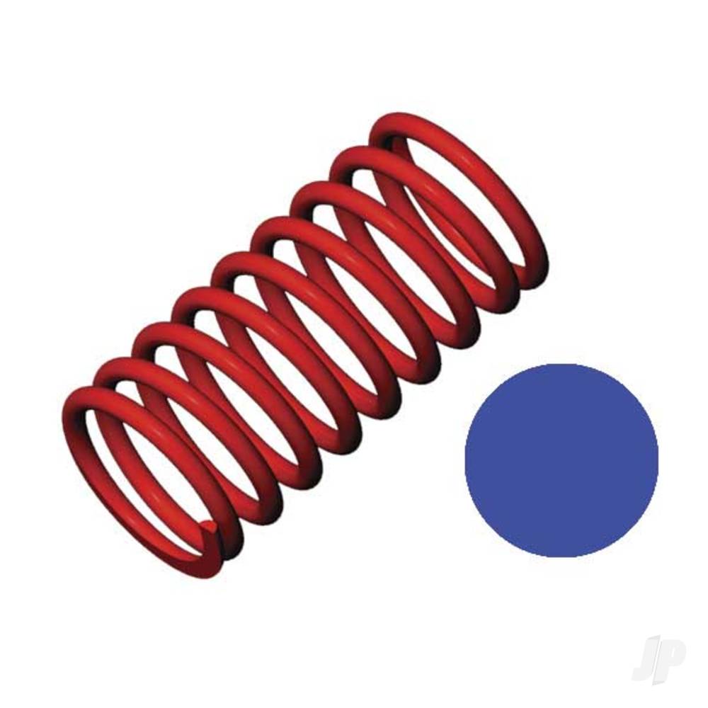 Traxxas Spring, shock (Red) (GTR) (5.9 rate Blue) (std. Rear 120mm) (1 pair)