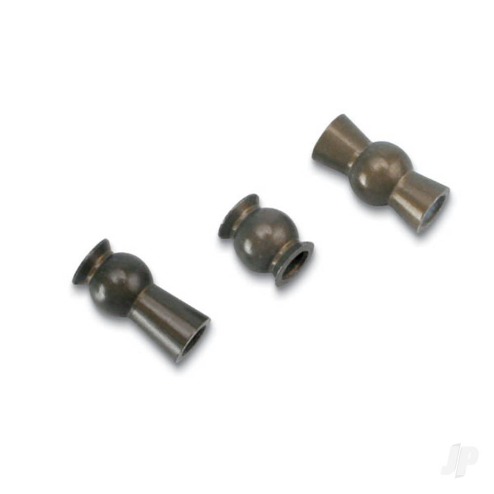 Traxxas Hollow ball Set, aluminium (30) / tall CenteRed hollow ball (2 pcs) / tall offset hollow ball (2 pcs) / bump steer adjustment shims; 3.5mm (2 pcs), 1.17mm (2 pcs)