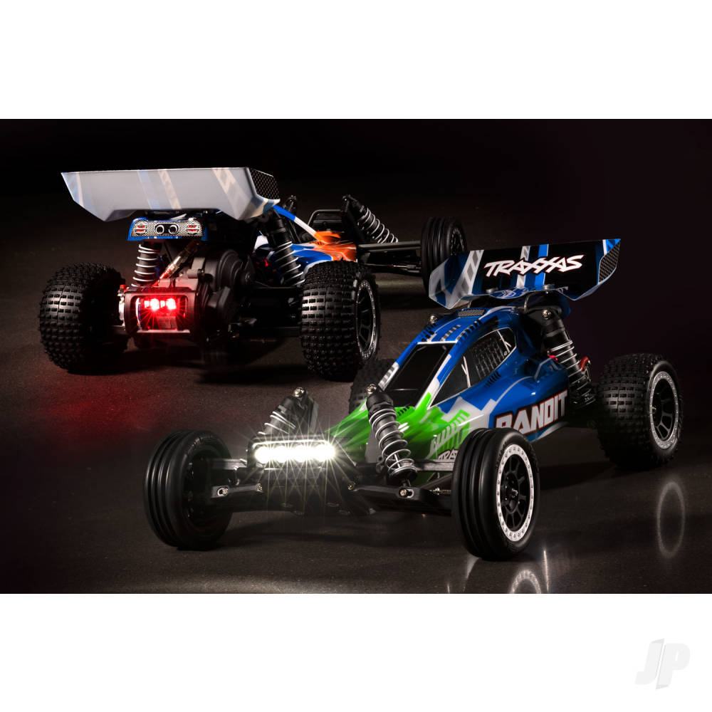traxxas-led-light-set-complete-includes-front-and-rear-bumpers-with-led-light-bar-rear-led-harness-bec-y-harness-fits-2wd-rustler-or-bandit
