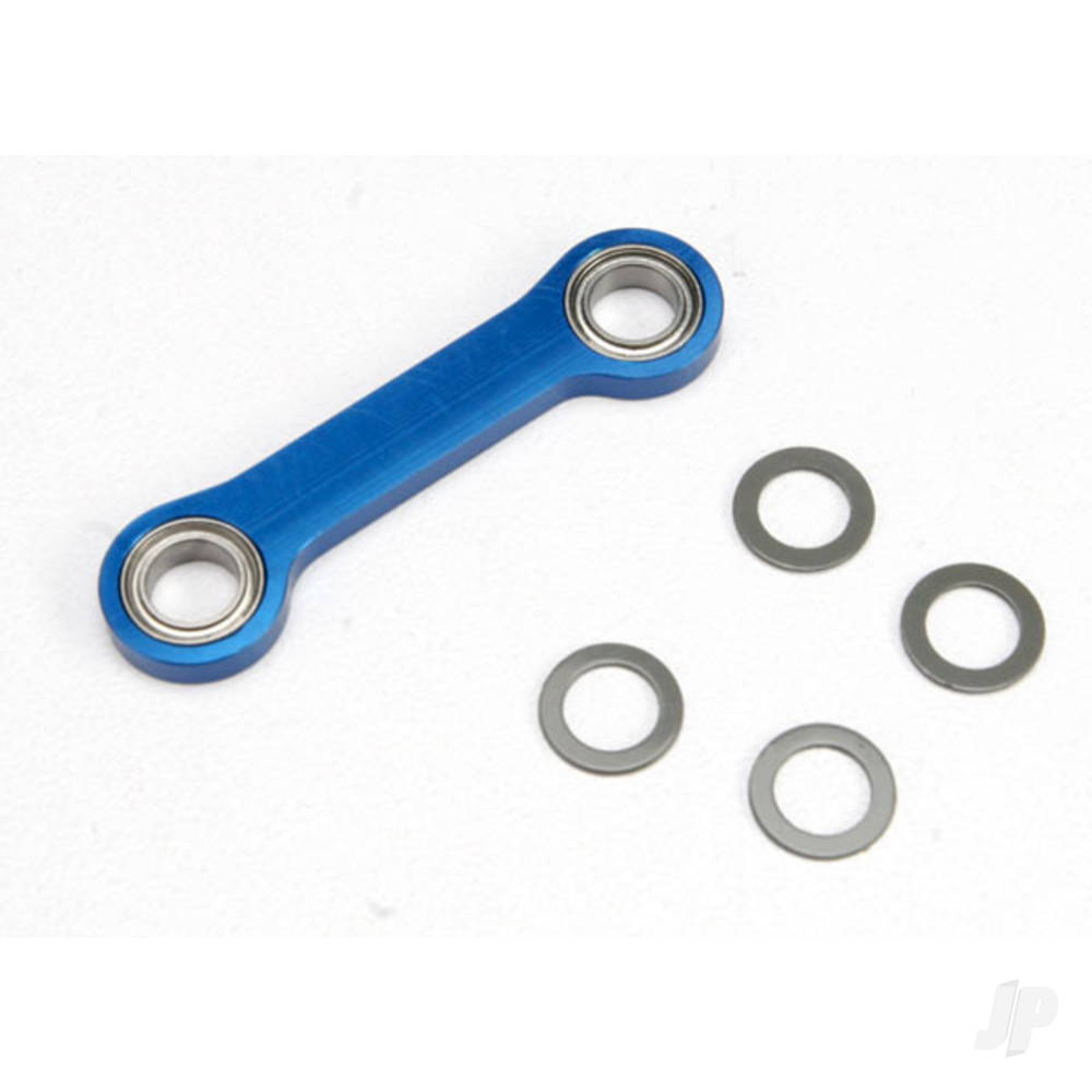 Traxxas Drag link, machined 6061-T6 aluminium (Blue-anodised) / 5x8x2.5 ball bearing (2 pcs)