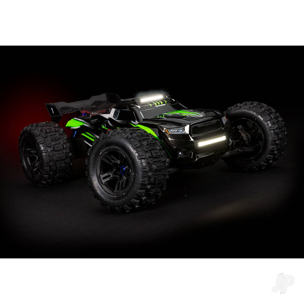 Traxxas LED light set, Sledge, complete (includes body bumper with LED lights, roof skid plate with LED lights, #6590 high-voltage power amplifier)-5