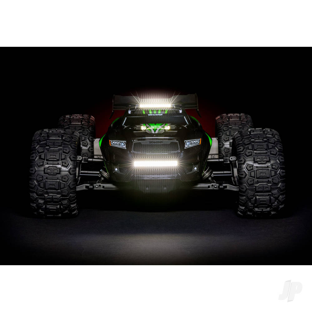 Traxxas LED light set, Sledge, complete (includes body bumper with LED lights, roof skid plate with LED lights, #6590 high-voltage power amplifier)-6