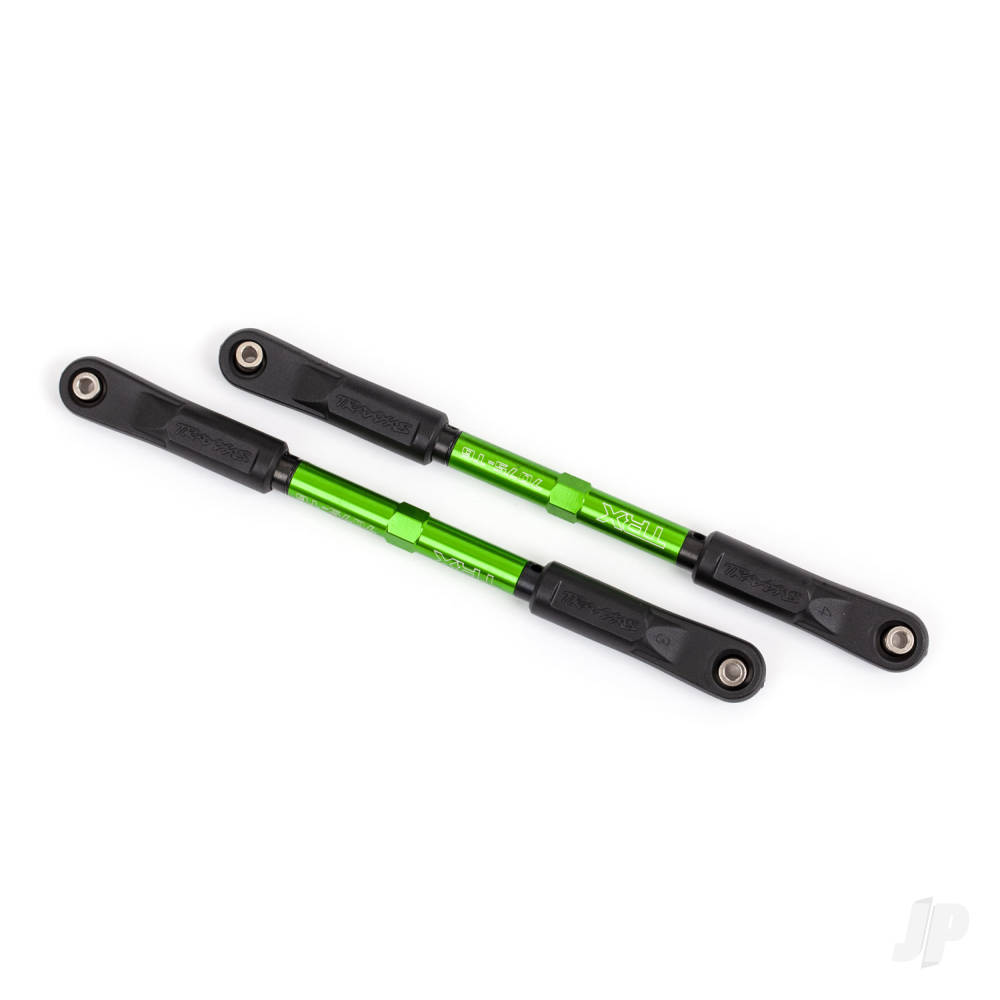 traxxas-camber-links-rear-sledge-tubes-green-anodised-7075-t6-aluminium-stronger-than-titanium-144mm-2-rod-ends-assembled-with-steel-hollow-balls-4-aluminium-wrench-8mm-1
