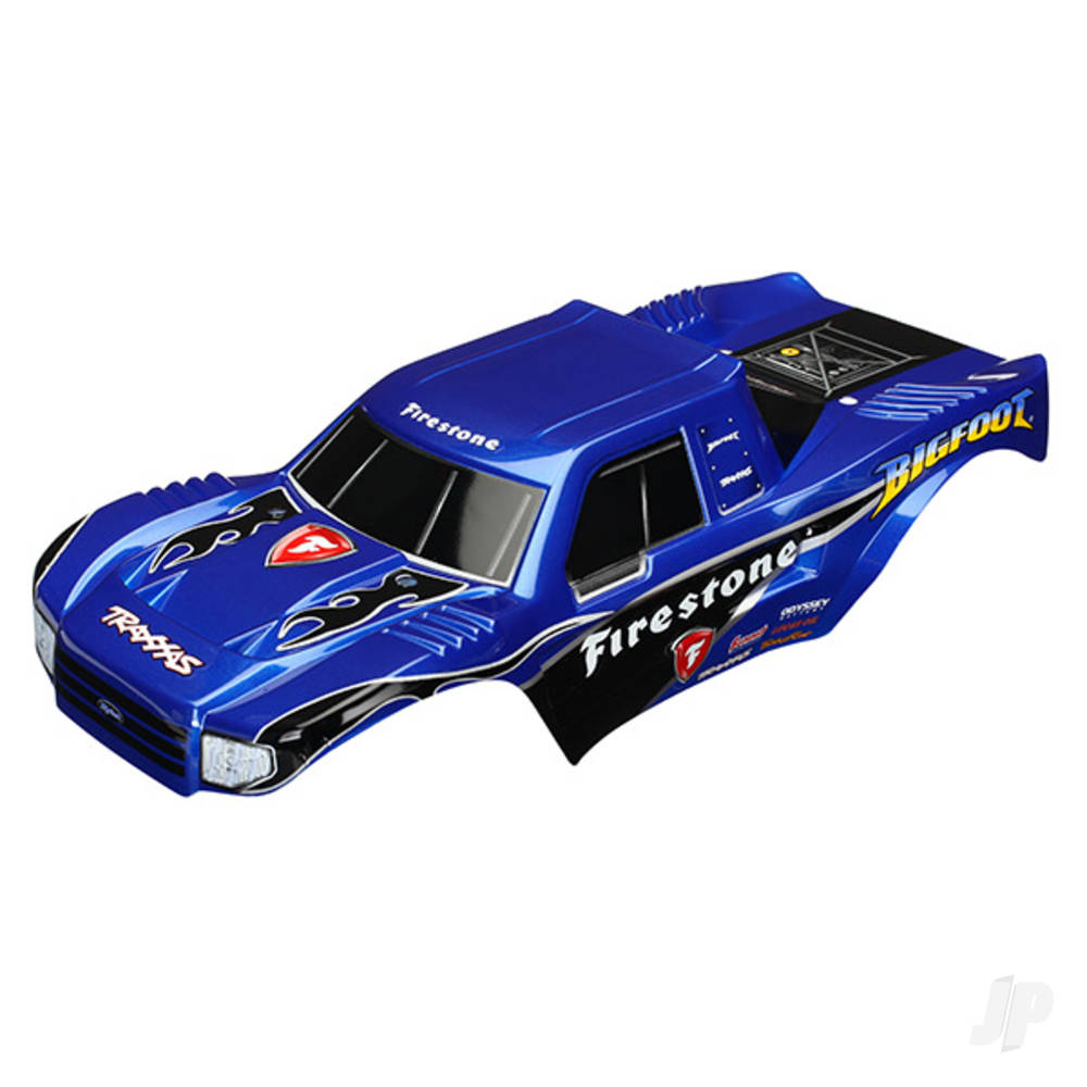 Traxxas Body, Bigfoot Firestone, Officially Licensed replica (painted, decals applied)