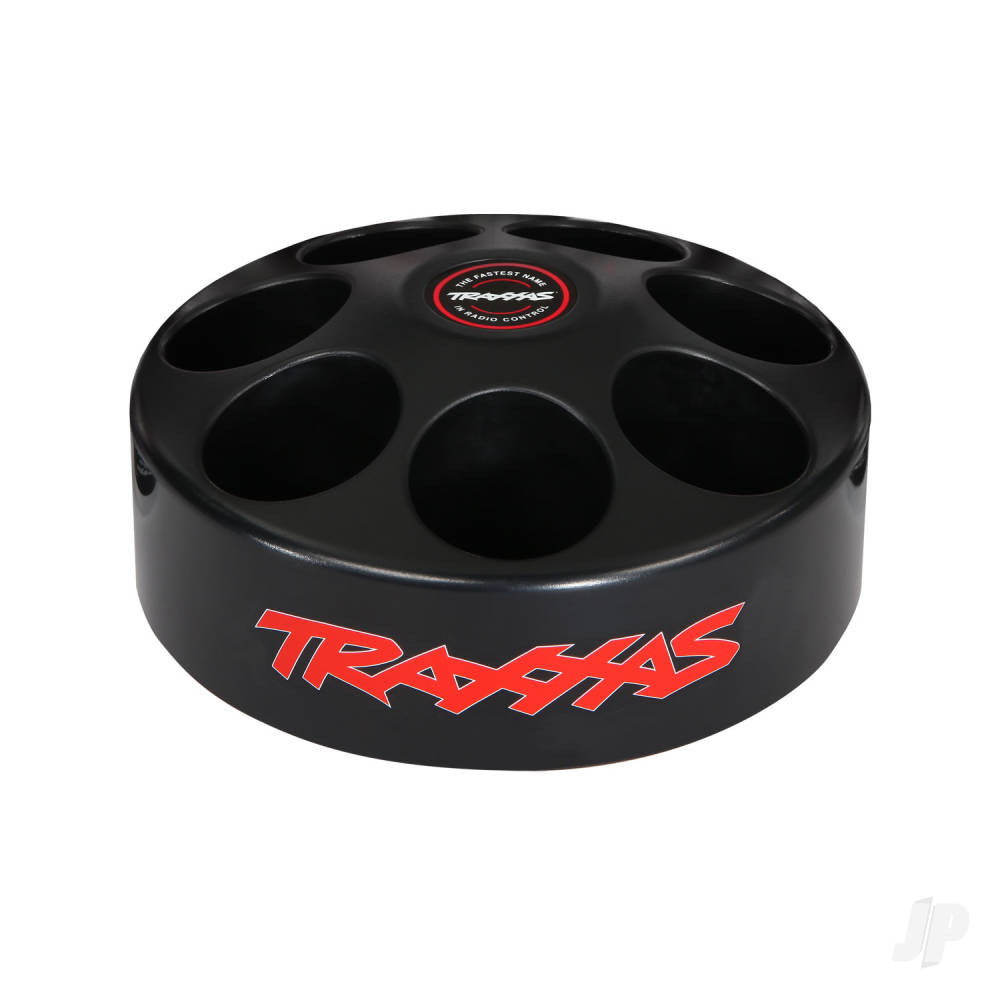 traxxas-spinning-carousel-rack-includes-20-wt-30-wt-40-wt-50-wt-60-wt-70-wt-80-wt-premium-shock-oils