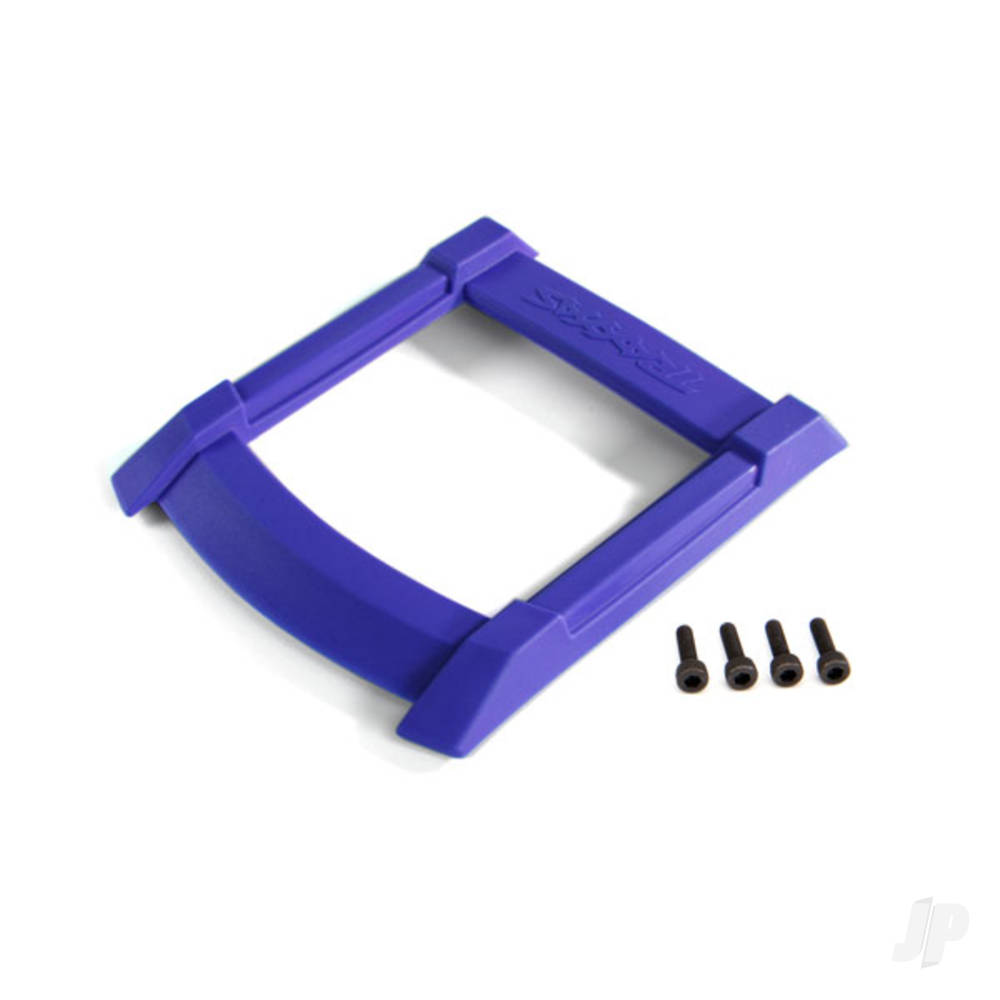 traxxas-skid-plate-roof-body-blue-3x12mm-cs-4-pcs