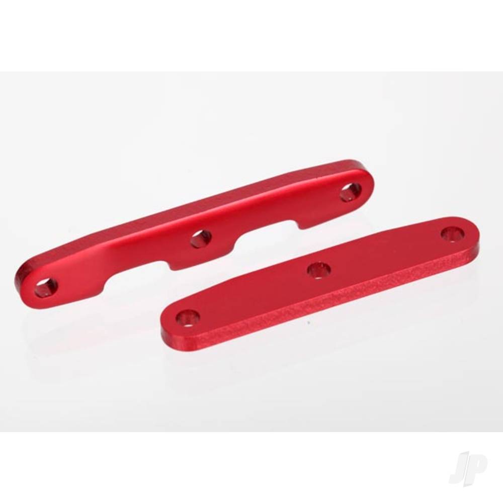 Traxxas Bulkhead, tie bars, Front & Rear, aluminium (Red-anodised)