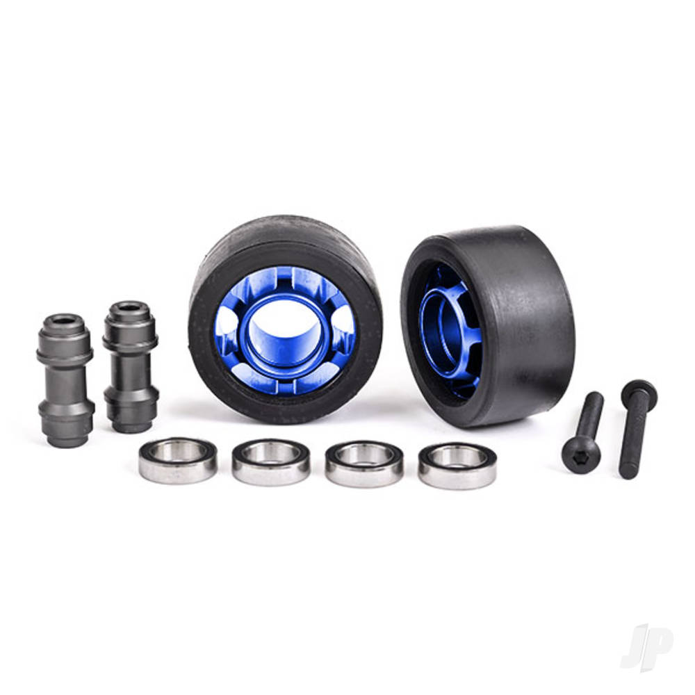 traxxas-wheels-wheelie-bar-6061-t6-aluminium-blue-anodised-2-axle-wheelie-bar-6061-t6-aluminium-2-10x15x4-ball-bearings-4
