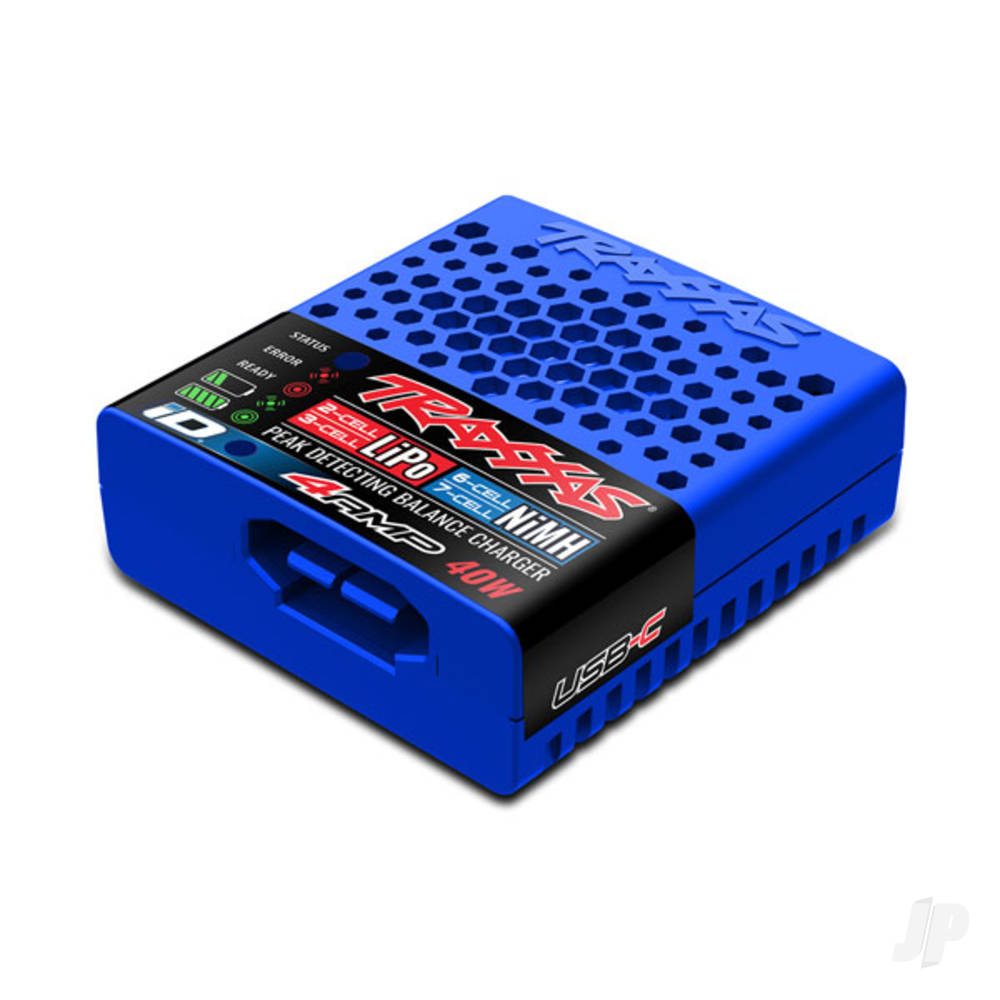 traxxas-usb-c-multi-chemistry-charger-40w-6-7-cell-nimh2-3-cell-lipo-with-id-auto-battery-identification