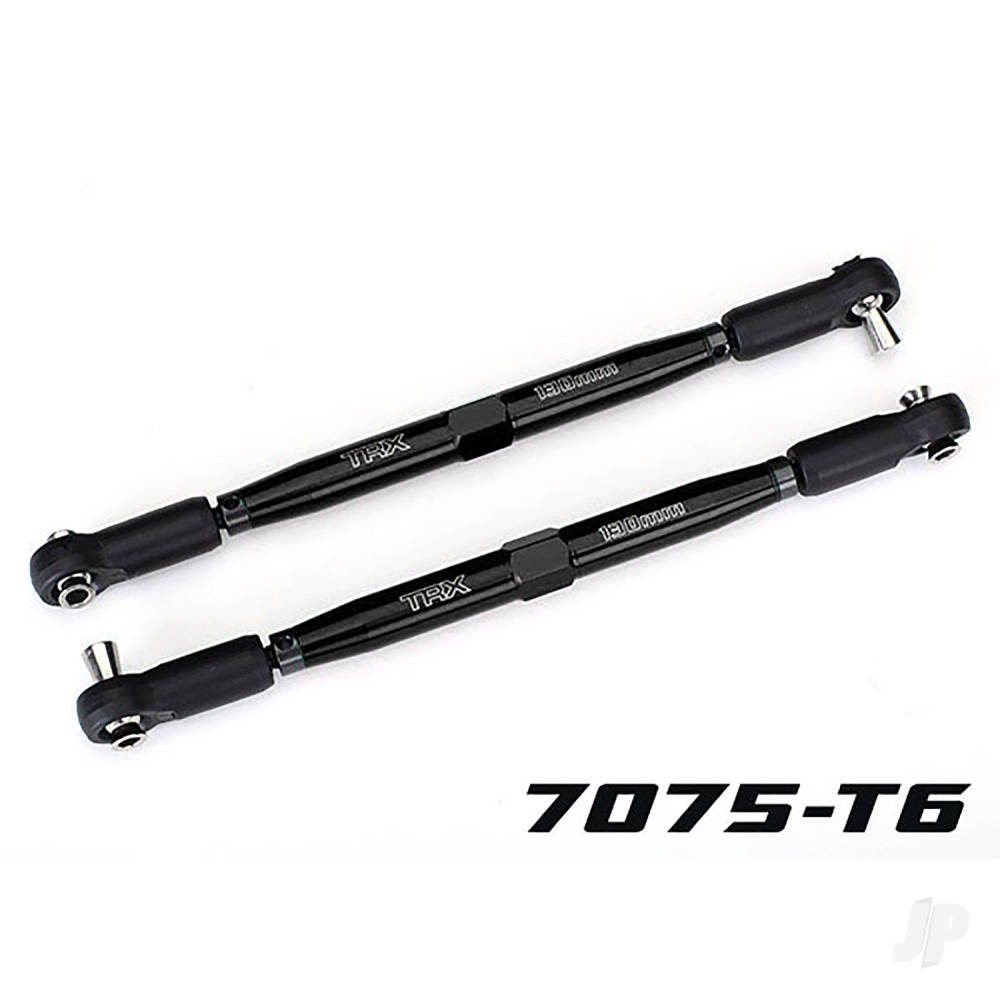 traxxas-toe-links-x-maxx-tubes-black-anodised-7075-t6-aluminium-stronger-than-titanium-157mm-2-rod-ends-assembled-with-steel-hollow-balls-4-aluminium-wrench-10mm-1