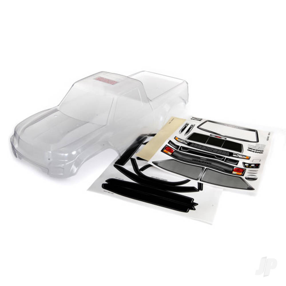 Traxxas Body, TRX-4 Sport (Clear, trimmed, requires painting) / window masks / decal sheet