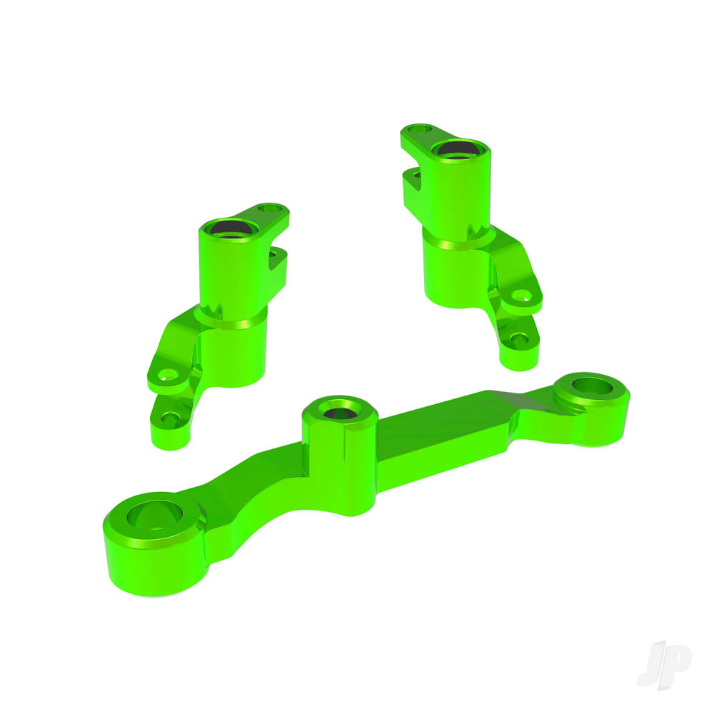 traxxas-steering-bellcranks-draglink-green-anodised-6061-t6-aluminium-3x13mm-ss-with-threadlock-2-3x12mm-bcs-with-threadlock-2-5x8x25mm-ball-bearings-2-5x10x4mm-ball-bearings-2