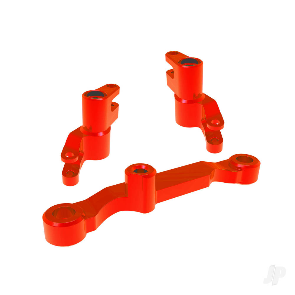 traxxas-steering-bellcranks-draglink-red-anodised-6061-t6-aluminium-3x13mm-ss-with-threadlock-2-3x12mm-bcs-with-threadlock-2-5x8x25mm-ball-bearings-2-5x10x4mm-ball-bearings-2