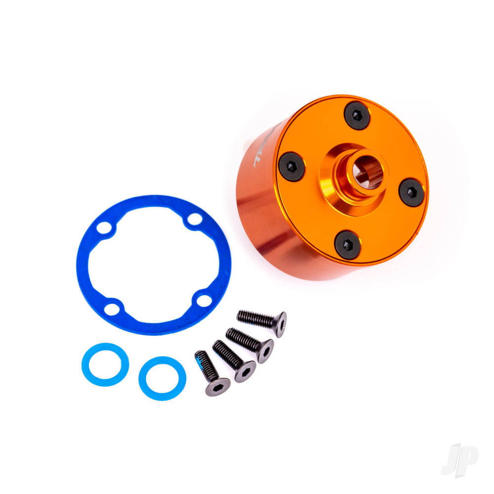 traxxas-carrier-differential-aluminium-orange-anodised-differential-bushing-ring-gear-gasket-3x10mm-ccs-4-pcs
