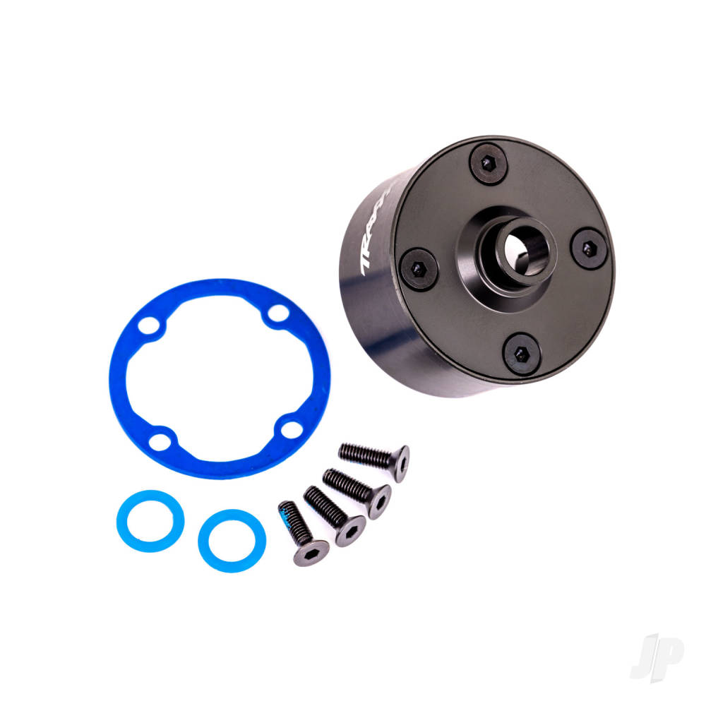 traxxas-carrier-differential-aluminium-dark-titanium-anodised-differential-bushing-ring-gear-gasket-3x10mm-ccs-4-pcs