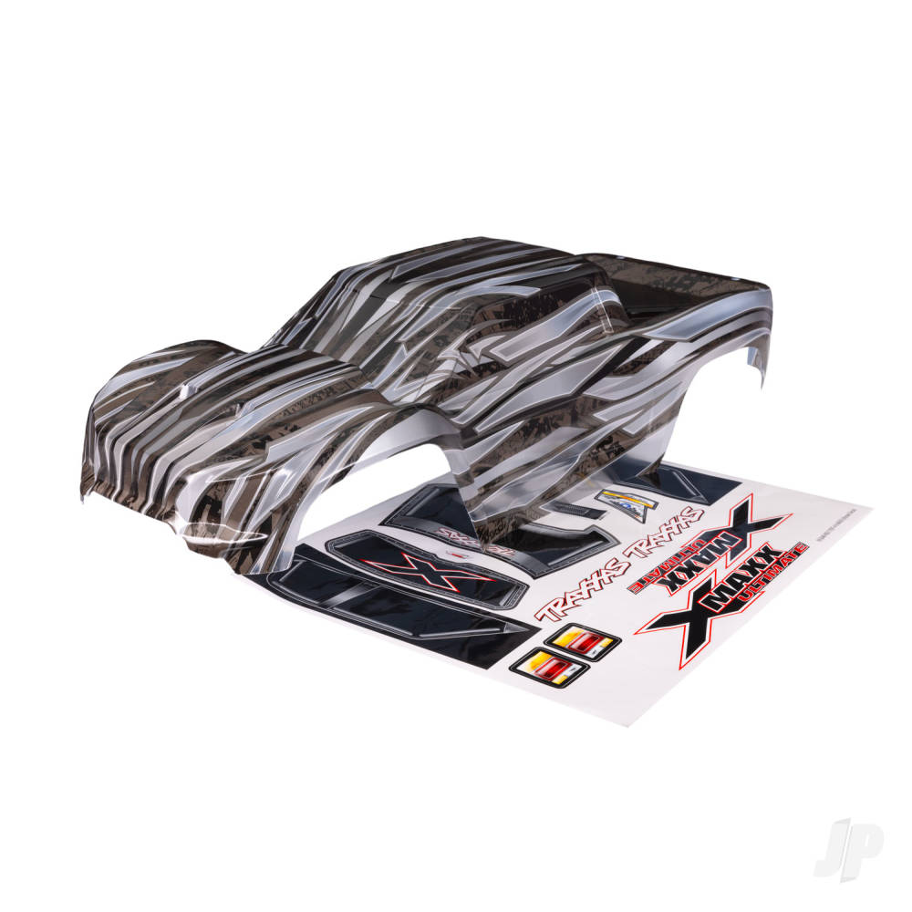 Traxxas Body, X-Maxx Ultimate, ProGraphix (graphics are printed, requires paint & final colour application) / decal sheet