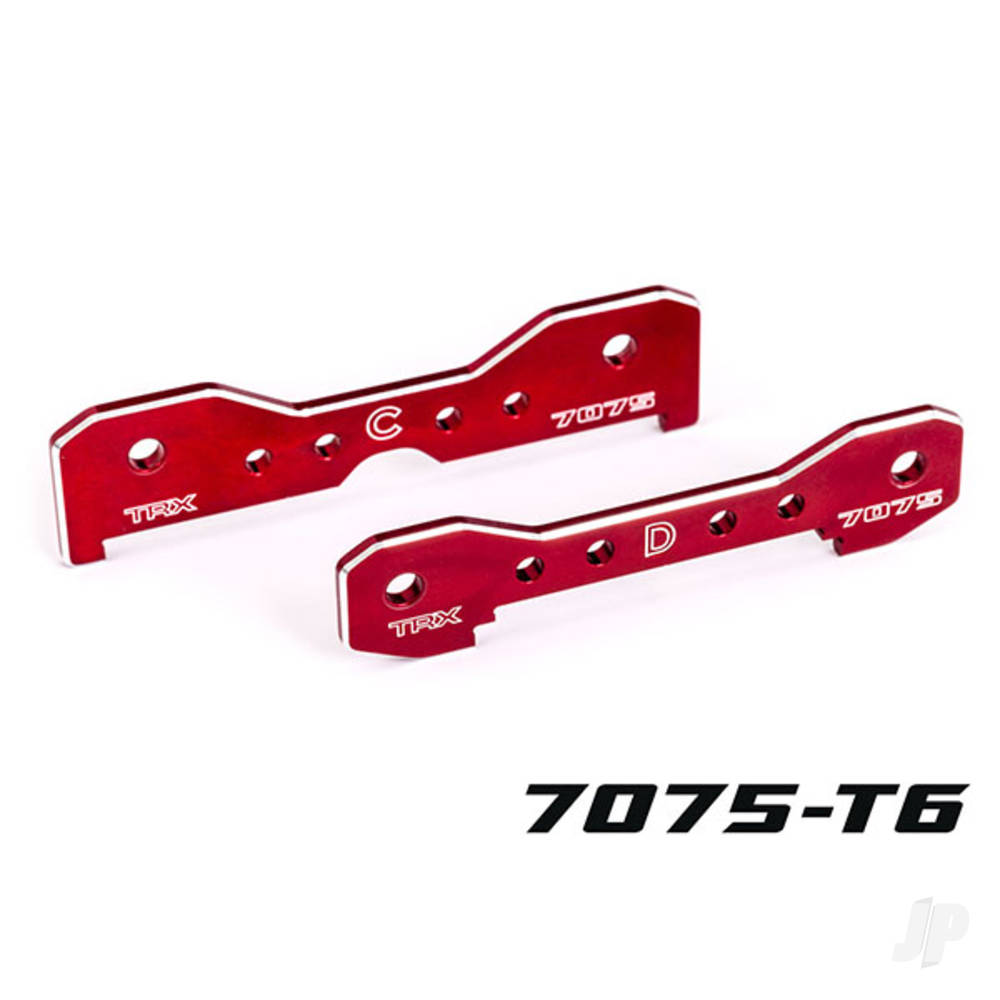 traxxas-tie-bars-rear-7075-t6-aluminium-red-anodised-fits-sledge
