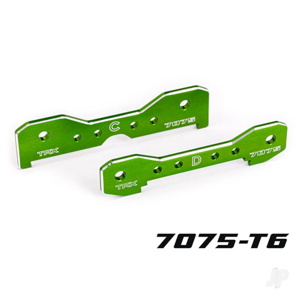 traxxas-tie-bars-rear-7075-t6-aluminium-green-anodised-fits-sledge