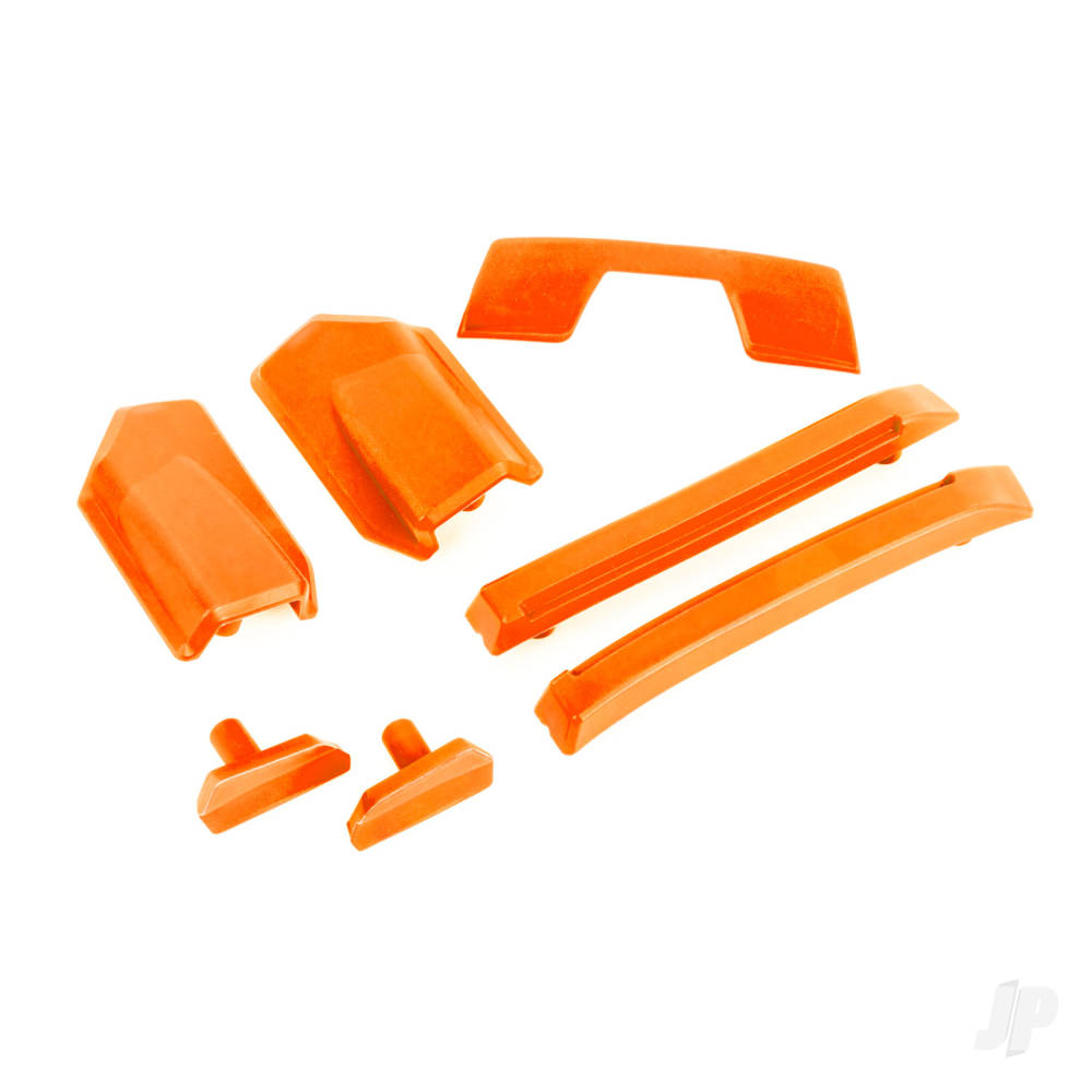 traxxas-body-reinforcement-set-orange-skid-pads-roof-fits-9511-body