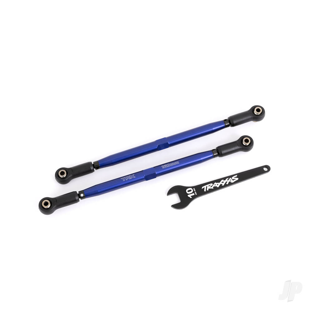 traxxas-toe-links-front-tubes-blue-anodised-6061-t6-aluminium-2-pcs-for-use-with-7895-x-maxx-widemaxx-suspension-kit
