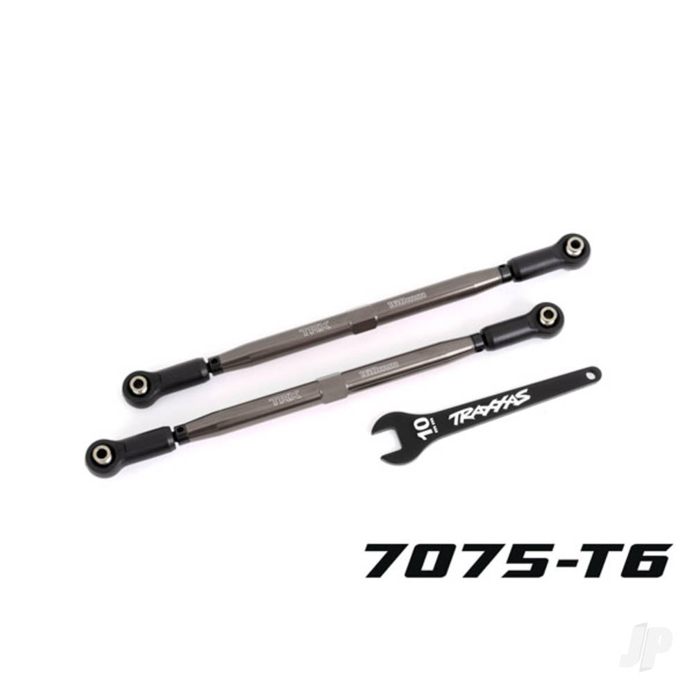 traxxas-toe-links-front-tubes-grey-anodised-7075-t6-aluminium-stronger-than-titanium-2-pcs-for-use-with-7895-x-maxx-widemaxx-suspension-kit